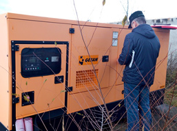 Проведение технического обслуживания дизель генератора Gesan DVAS 140E