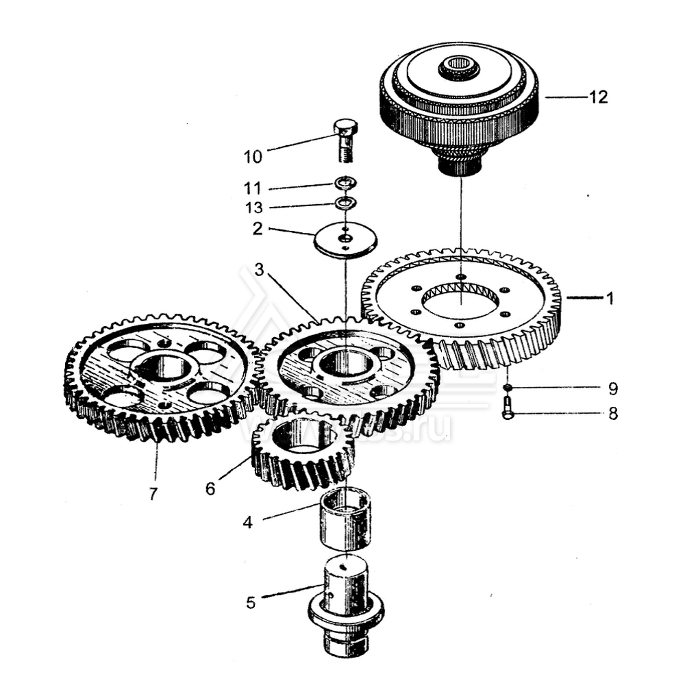 Приводные шестерни Yangdong YSD490D