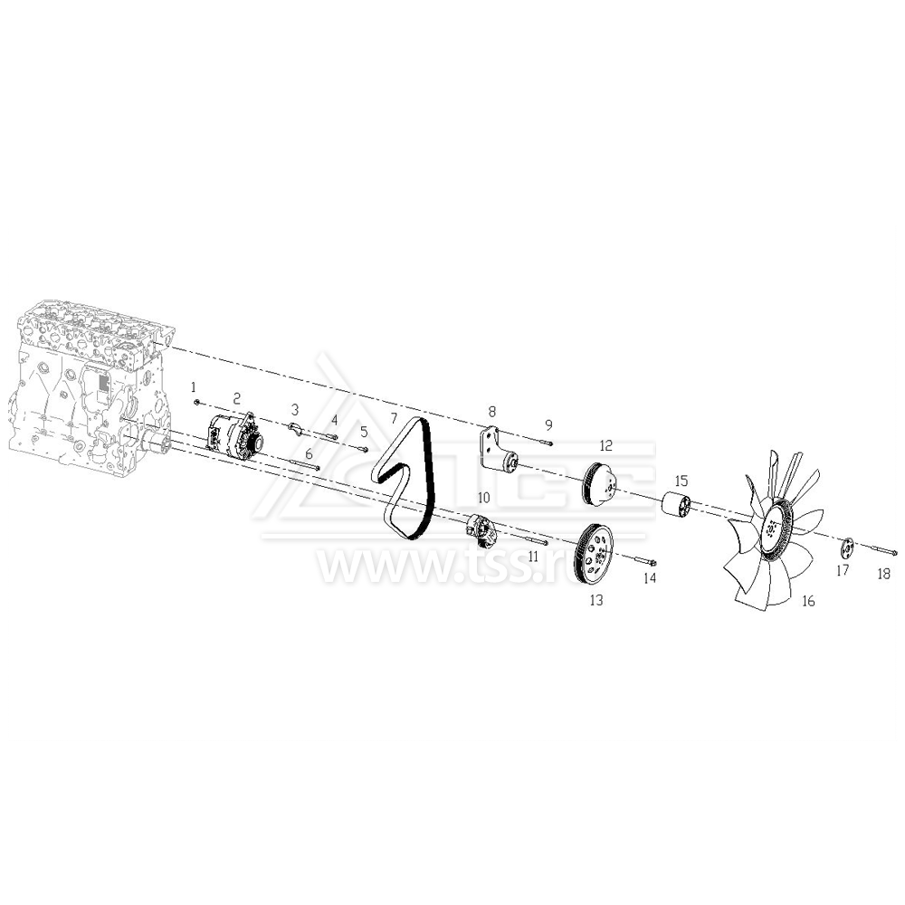 Ременный привод SDEC SC4H115D2