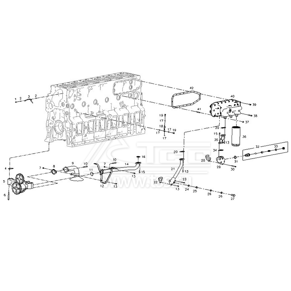 Масляная система SDEC SC33W1150D2